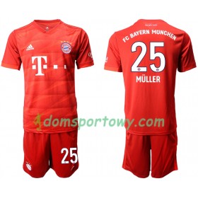 Koszulka Bayern Monachium MULLER 25 Dziecięcy Domowe Koszulki Piłkarskie 2019-2020 Krótki Rękaw